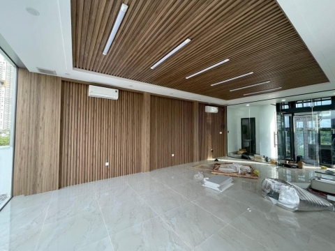 Công trình sử dụng tấm ốp tường Composite - Luxwall mã L13