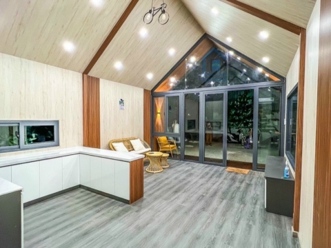 Nhà tiền chế sử dụng tấm ốp tường, ốp trần - Luxwall