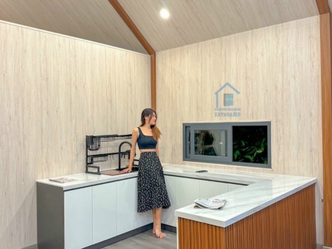 Nhà tiền chế sử dụng tấm ốp tường, ốp trần - Luxwall