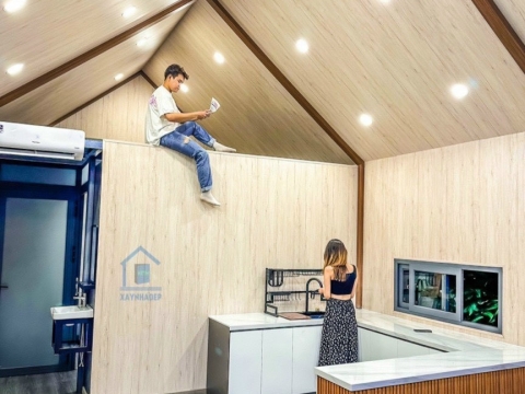 Nhà tiền chế sử dụng tấm ốp tường, ốp trần - Luxwall