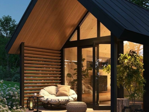 Nhà tiền chế sử dụng tấm ốp tường, ốp trần - Luxwall